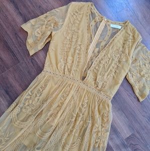 Honey Punch Maxi Romper